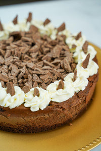 Chocolate Cheesecake - 9 inch - Serve 8 or 10 Persons