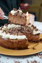 Load image into Gallery viewer, Chocolate Cheesecake - 9 inch - Serve 8 or 10 Persons
