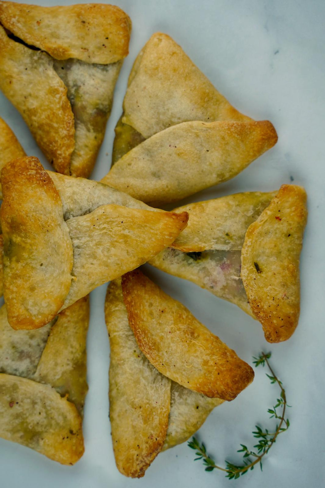 Spinach with Sumac  Pie - Fatayer - Spicy