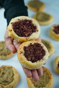 Ground Beef and Pomegranate Paste Pie - Sfeeha